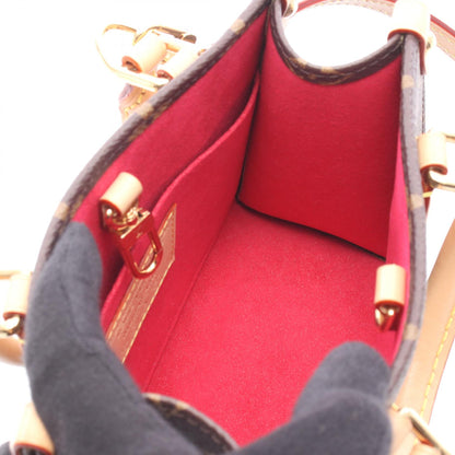 ルイヴィトン LV × TM オンザゴー BB モノグラム ハンドバッグ
