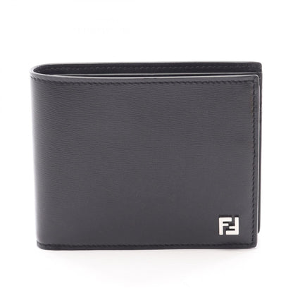 フェンディ Squared FF レザー二つ折り財布