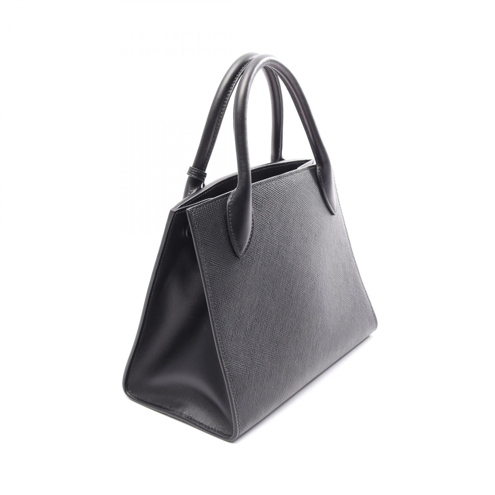 プラダ SAFFIANO CUIR C モノクローム 2wayハンドバッグ