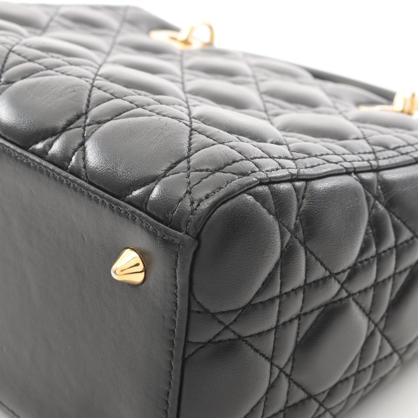 ディオール LADY DIOR レザー2WAYバッグ