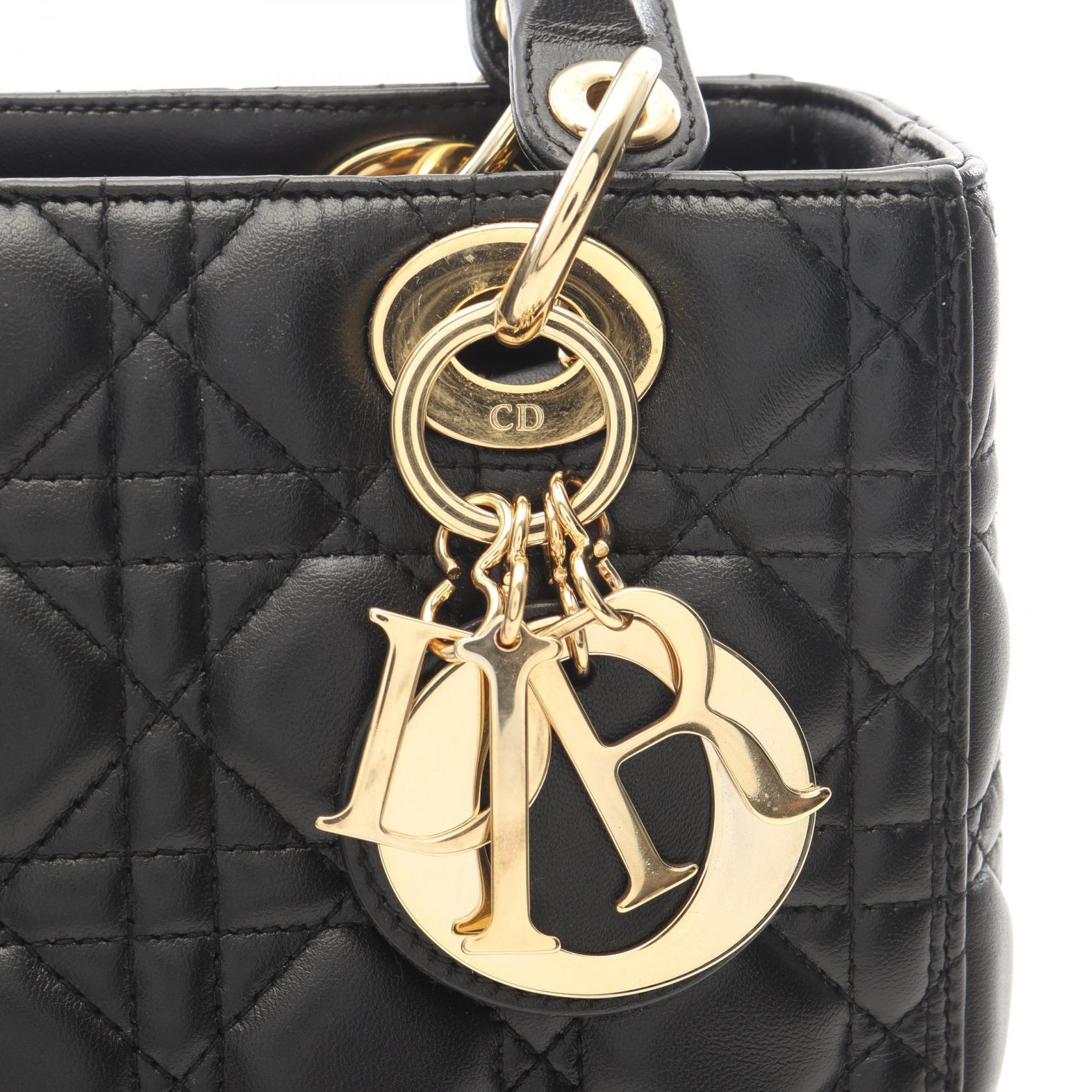 ディオール LADY DIOR レザー2WAYバッグ