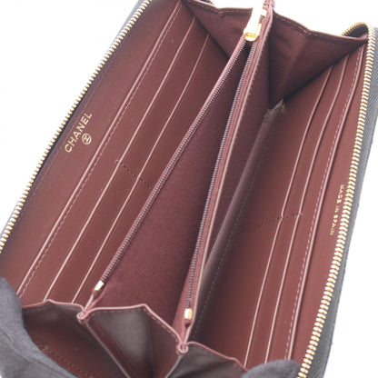 シャネル クラシックロングジップウォレット レザー長財布