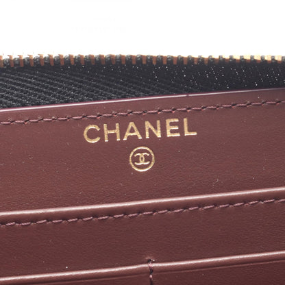 シャネル クラシックロングジップウォレット レザー長財布