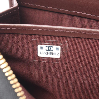 シャネル クラシックロングジップウォレット レザー長財布