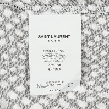 サンローランパリ コットン半袖Tシャツ