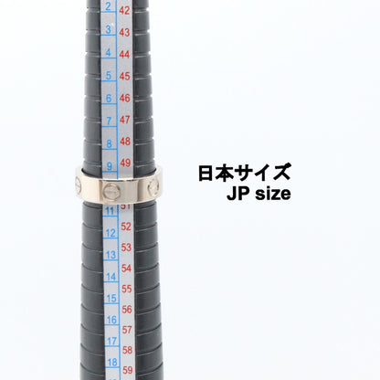 カルティエ ラブ Au750ホワイトゴールド リング 51号