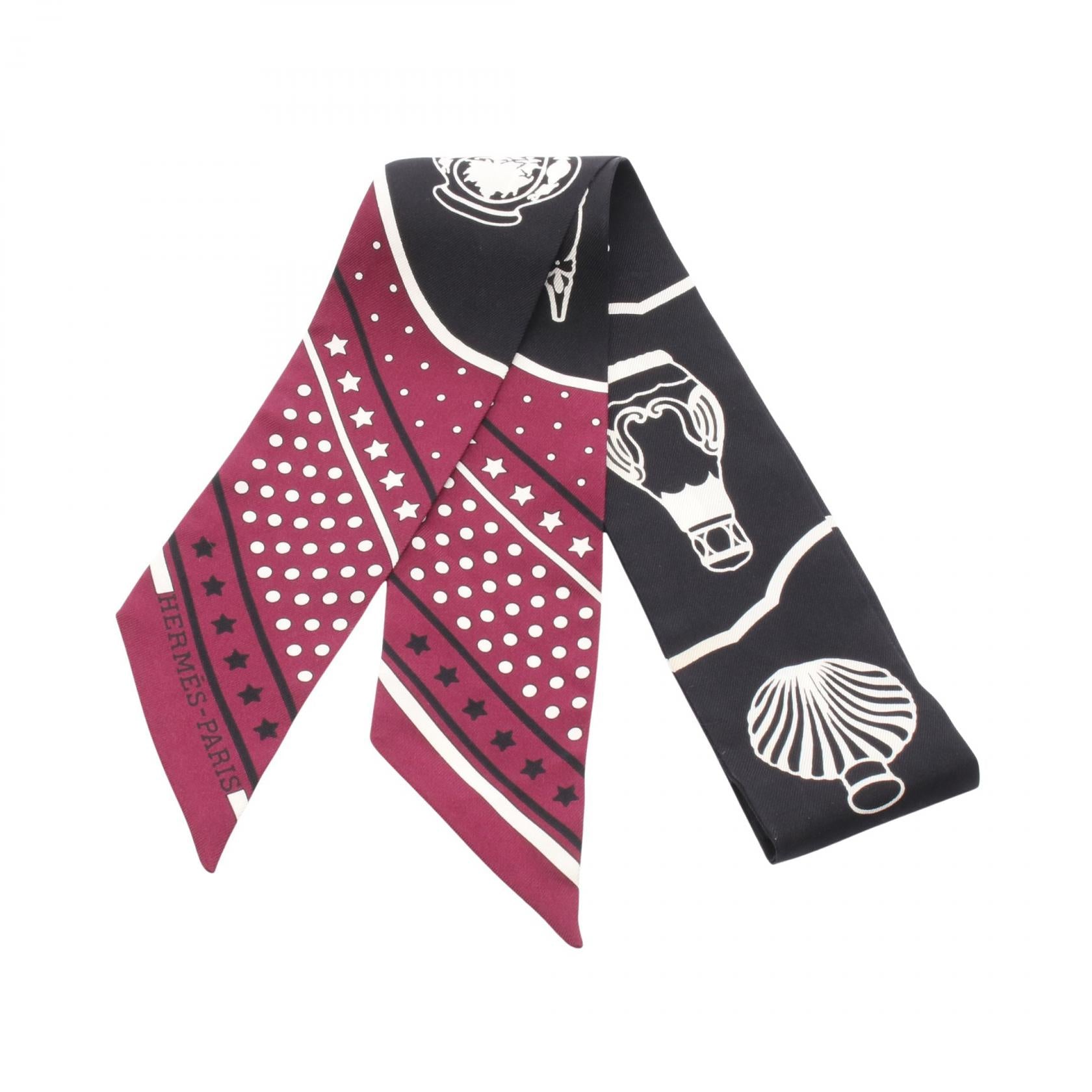 エルメス Les Flacons Bandana シルクスカーフ