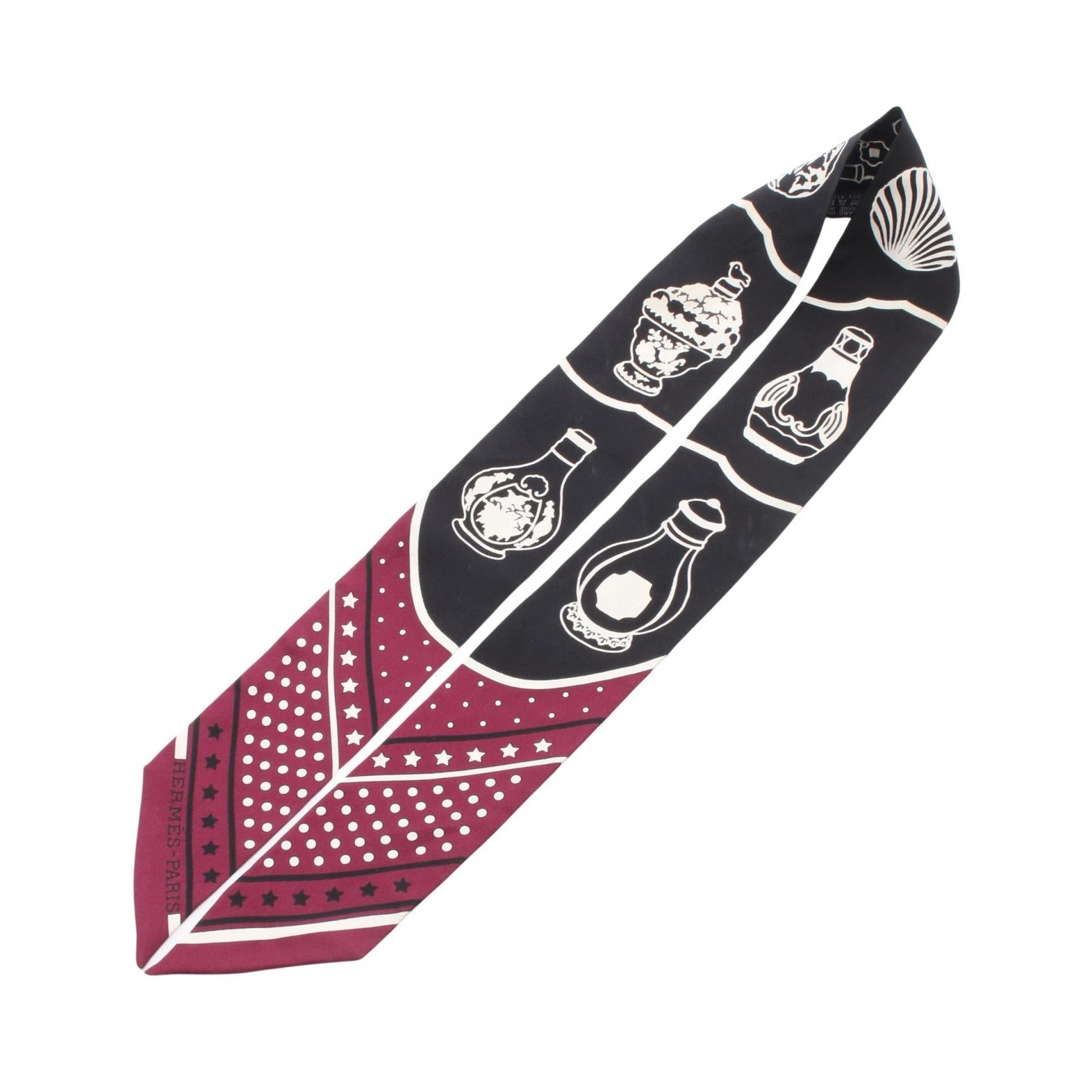 エルメス Les Flacons Bandana シルクスカーフ