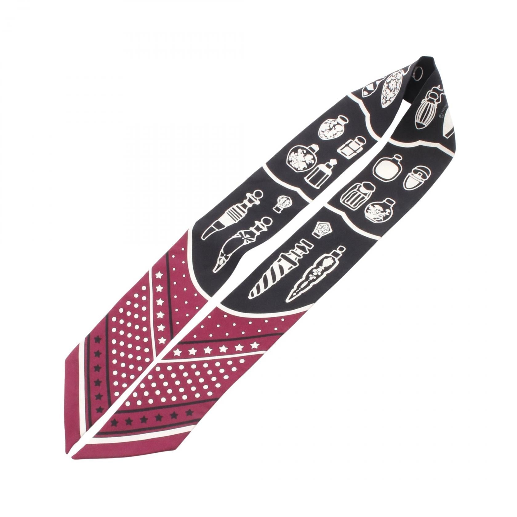 エルメス Les Flacons Bandana シルクスカーフ