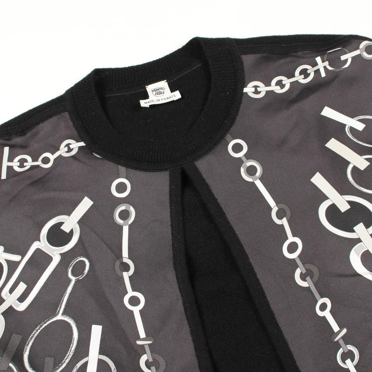 エルメス DO RE BOUCLES ツイルレーヌ シルクカシミヤワンピース36
