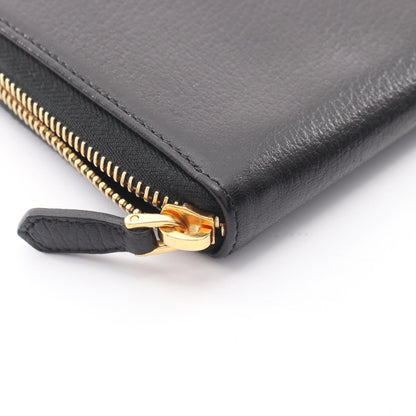 プラダ CERVO ANTIC MET レザー長財布