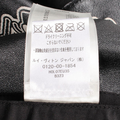 ルイヴィトン ロゴバーシティ レザーウールジャケット