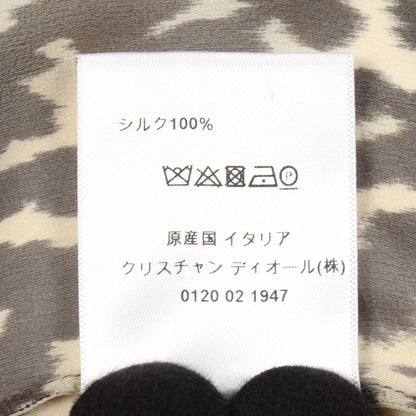ディオール BEE刺繍 レオパード シルクトップス