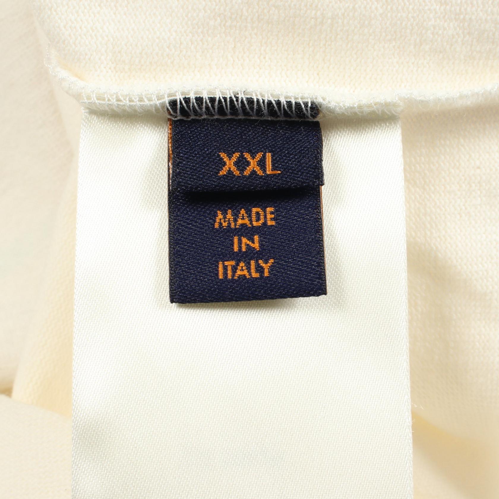 ルイヴィトン フラワータペストリープリント コットン 半袖Tシャツ
