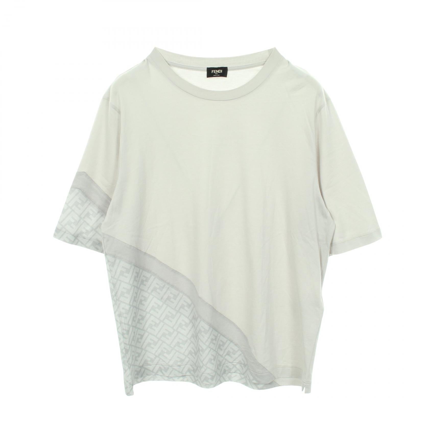 フェンディ FFズッカ コットン 半袖Tシャツ