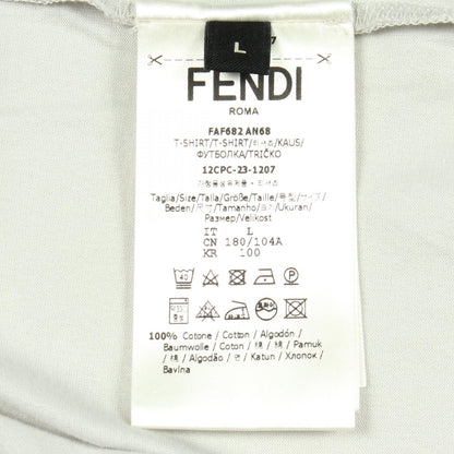 フェンディ FFズッカ コットン 半袖Tシャツ