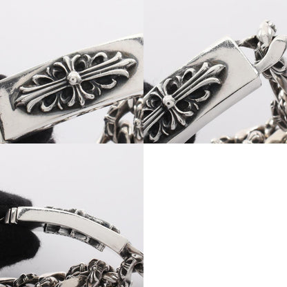 クロムハーツ フローラルクロスID ファンシーリンク シルバー925 ブレスレット