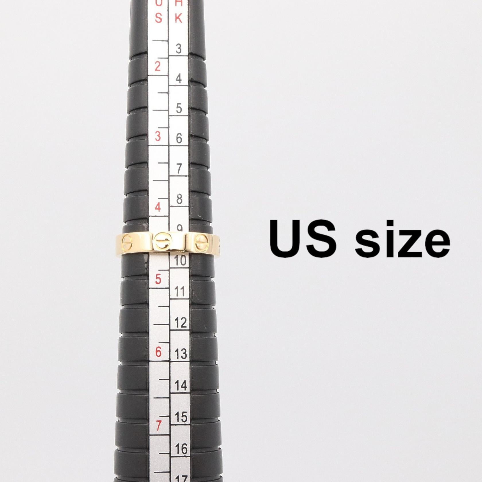 カルティエ ミニラブ Au750 リング 7.5号
