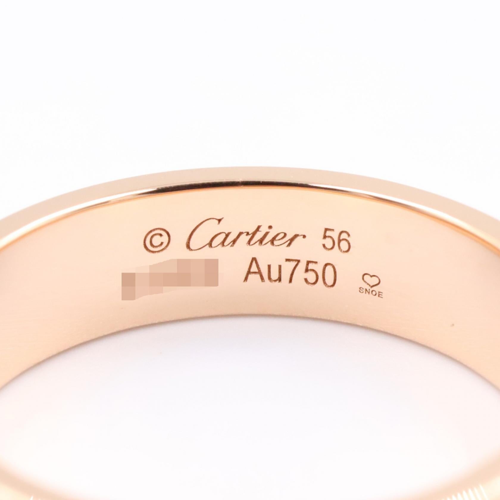 カルティエ ラブ Au750 リング 15号