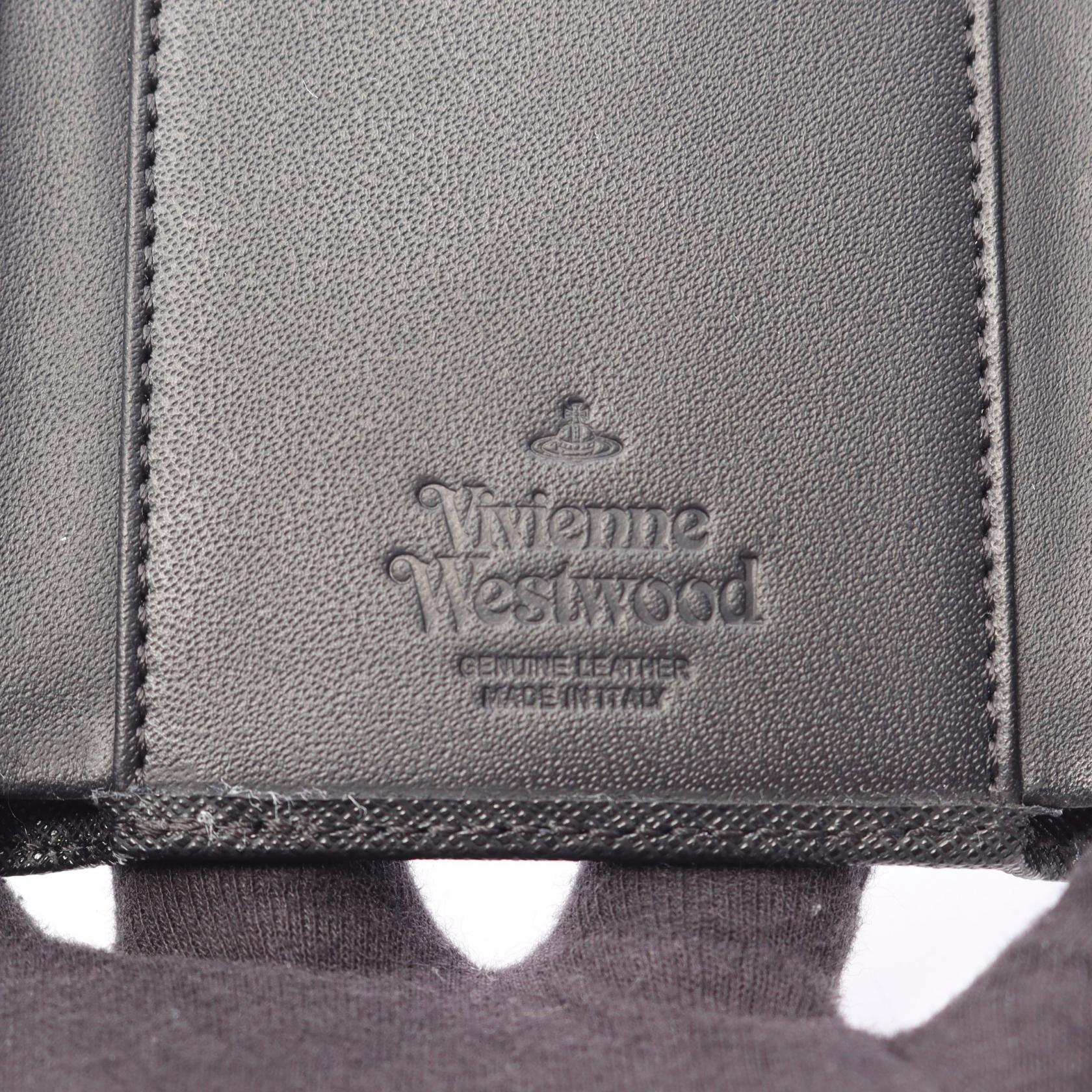 ヴィヴィアンウエストウッド レザー三つ折り財布