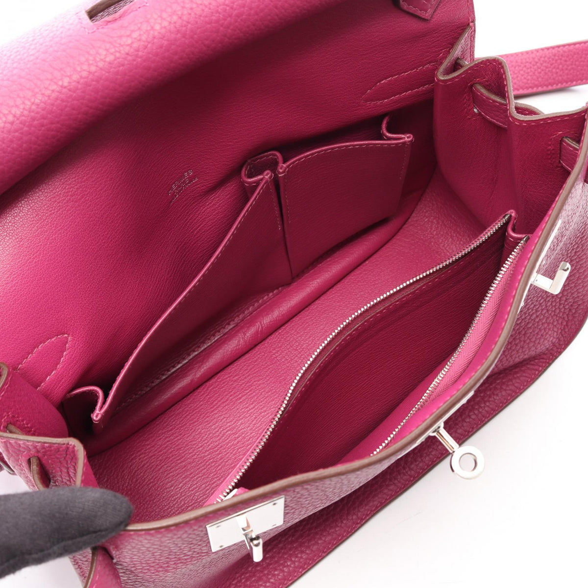 エルメス ジプシエール28 レザー ショルダーバッグ