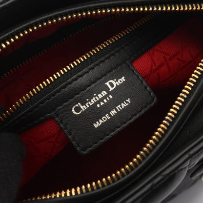 ディオール LADY DIOR レザー ハンドバッグ