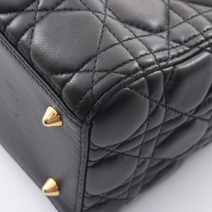 ディオール LADY DIOR レザー ハンドバッグ