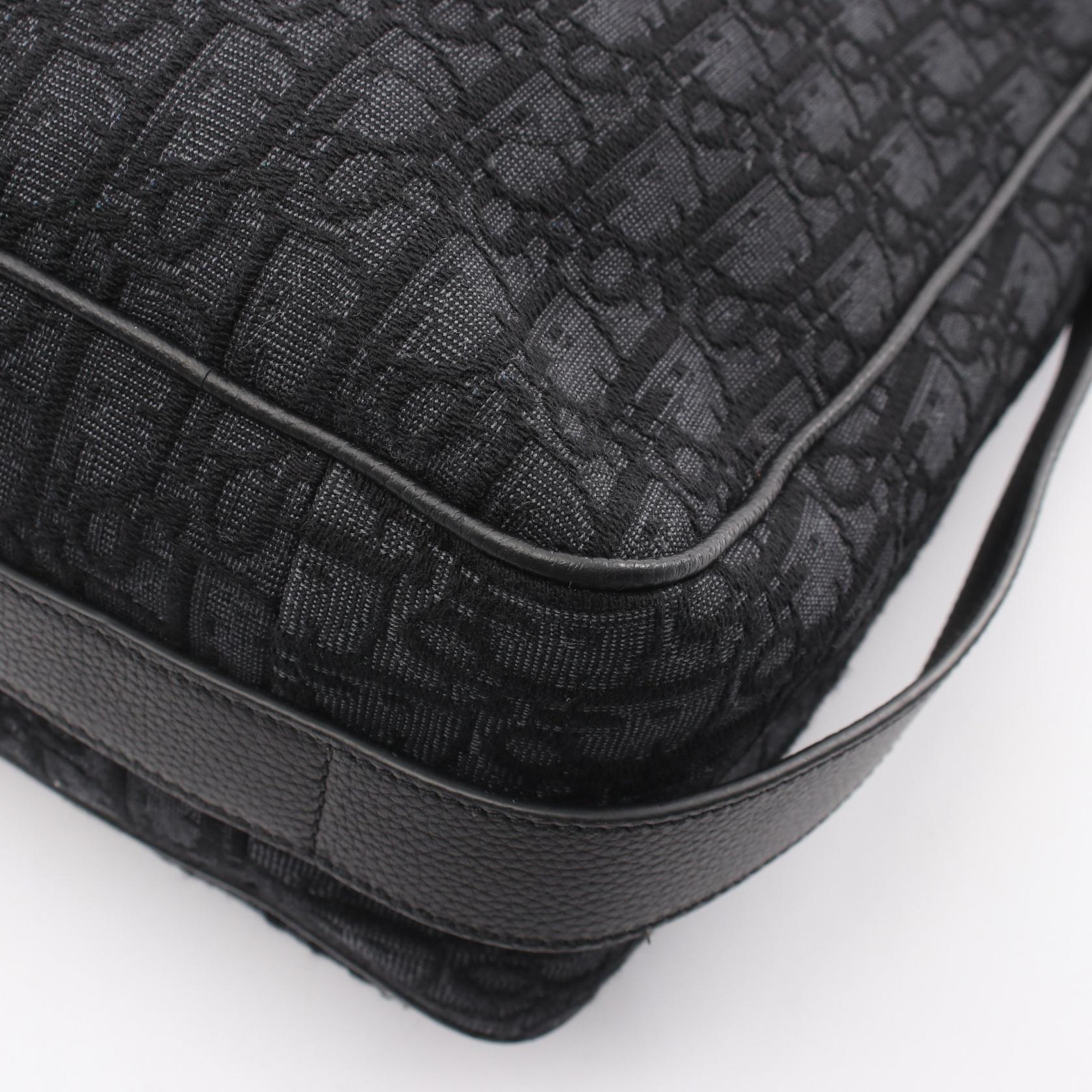 ディオール Dior Slider キャンバス レザー ショルダーバッグ