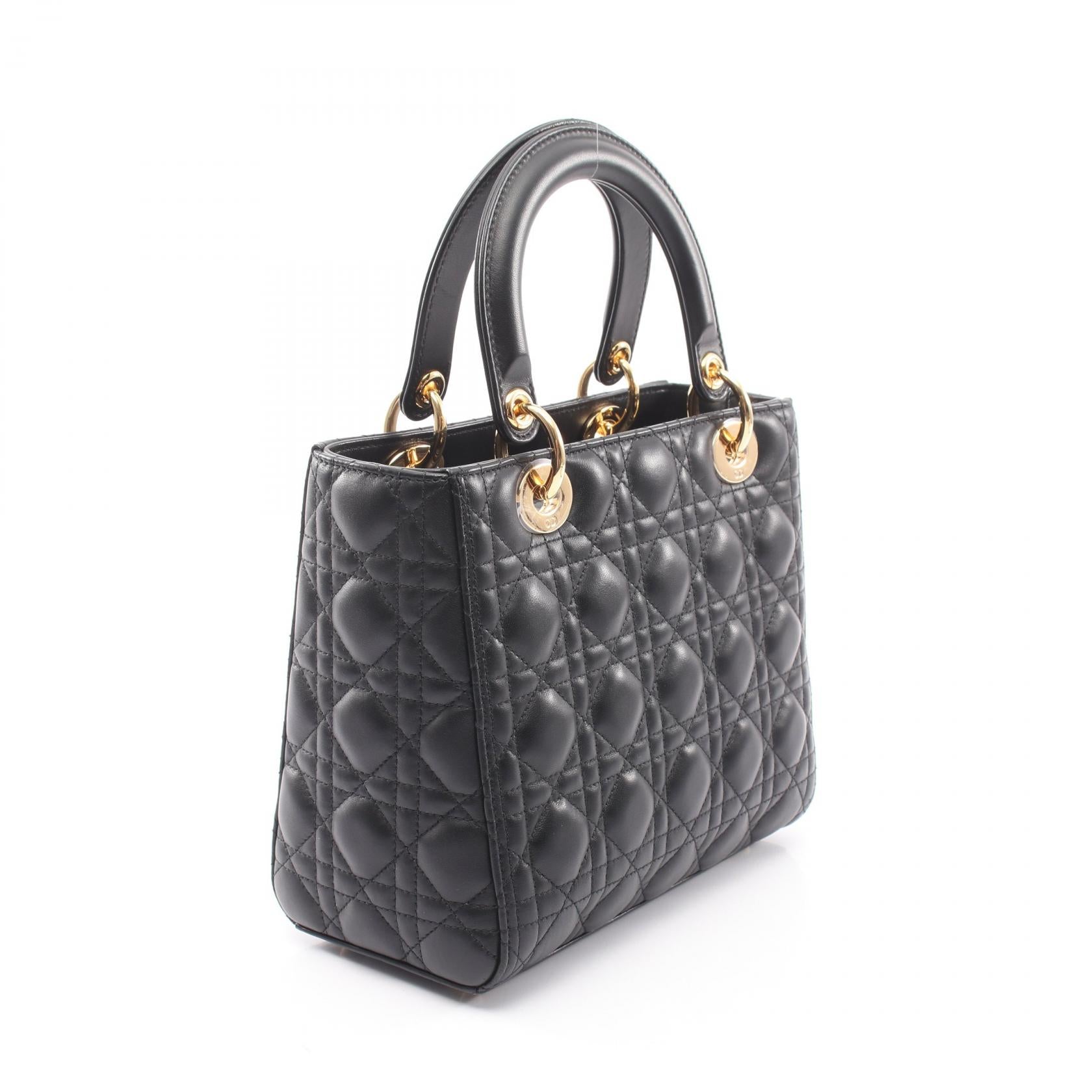 ディオール LADY DIOR ラムスキン 2WAYバッグ