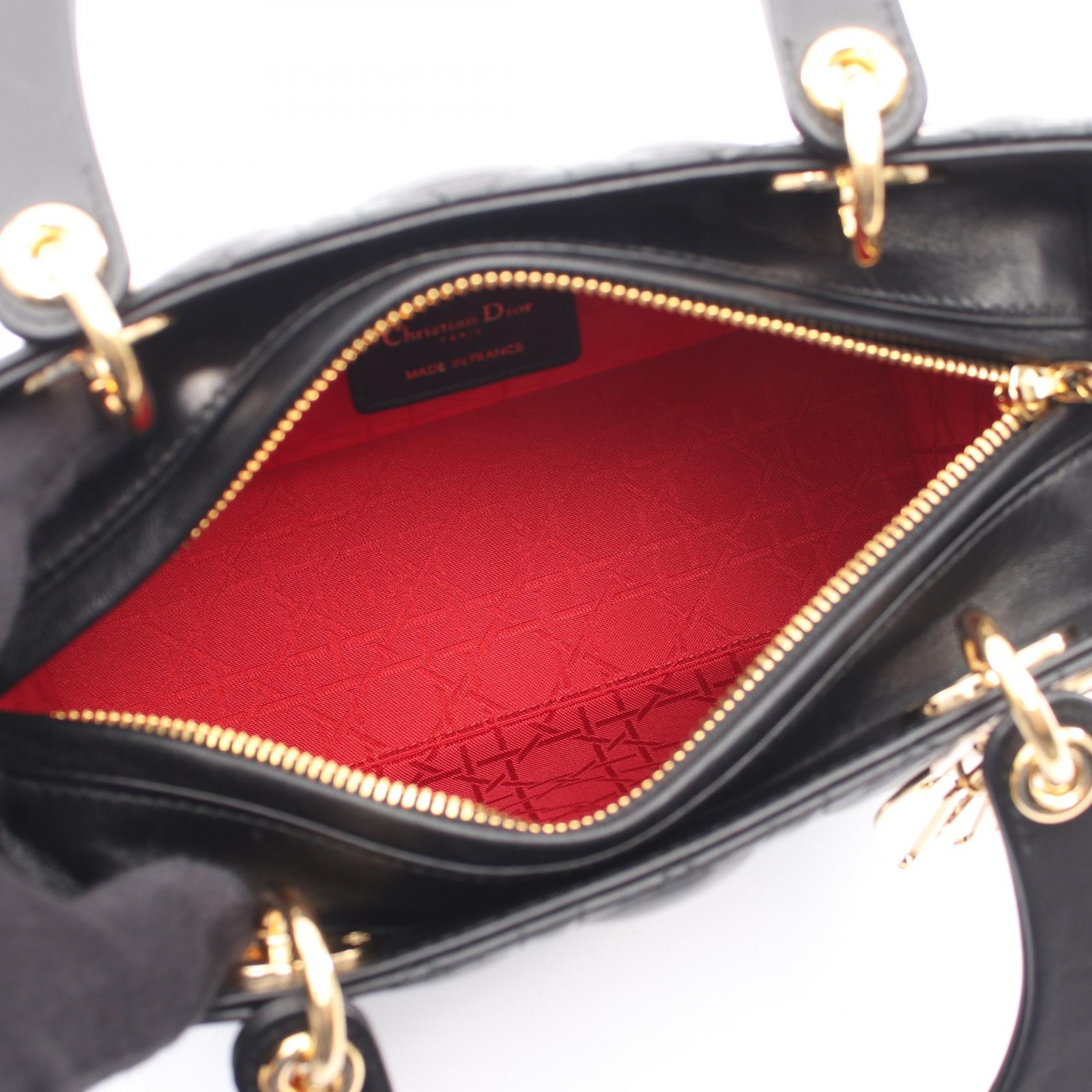 ディオール LADY DIOR ラムスキン 2WAYバッグ