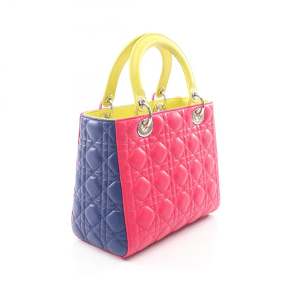 ディオール LADY DIOR ラムスキン ハンドバッグ