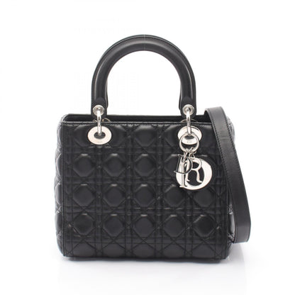 ディオール LADY DIOR レザー2wayハンドバッグ