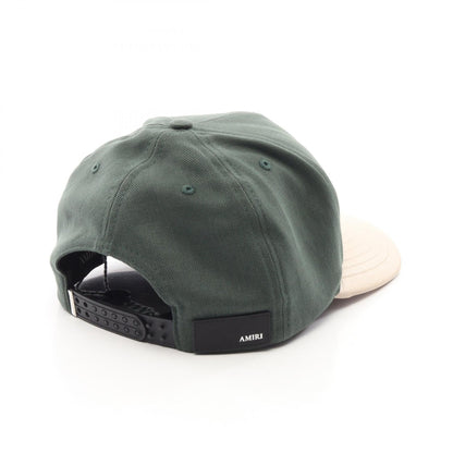 アミリ TWO TONE HAT レザ―コットン帽子