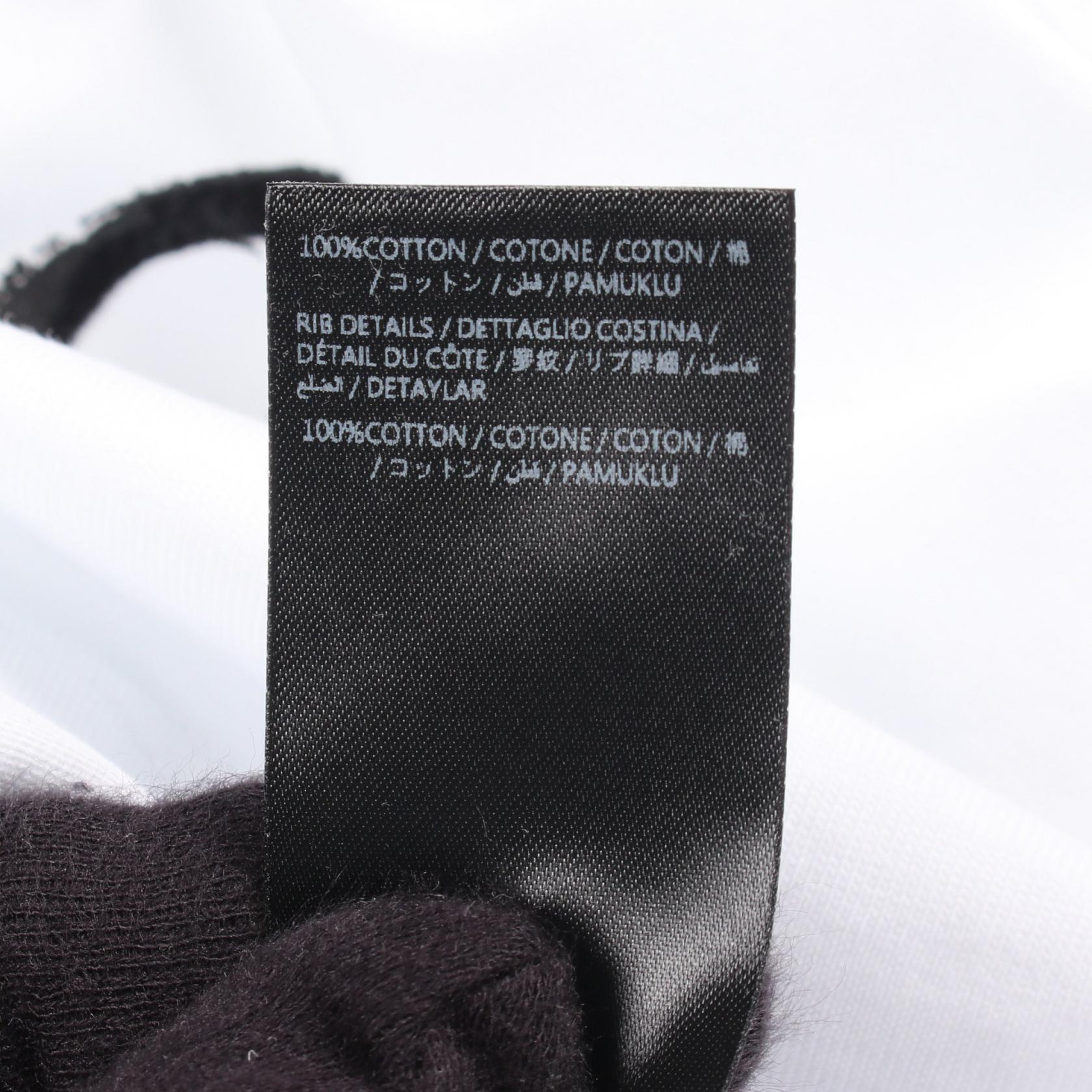 アミリ Script コットン 半袖Tシャツ