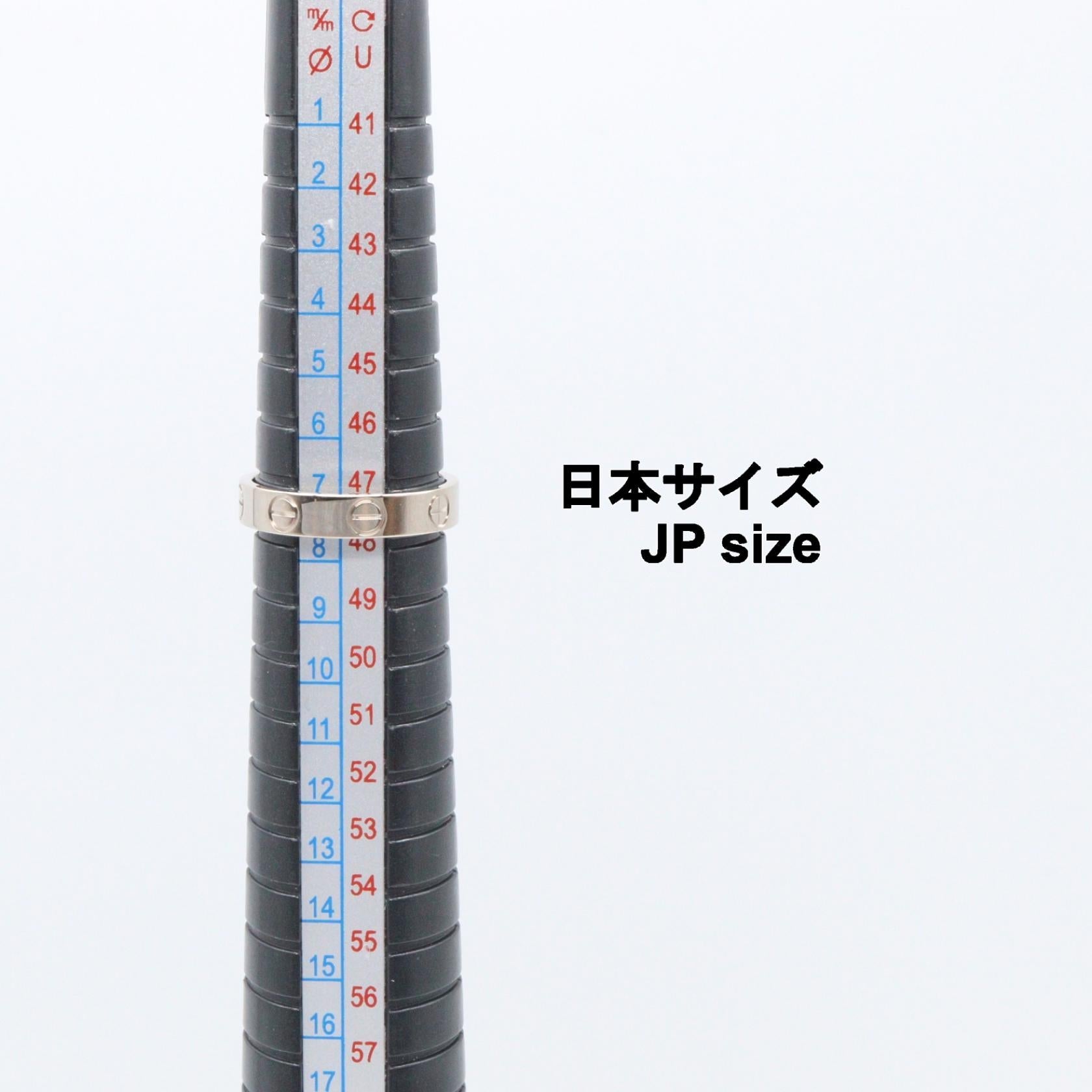カルティエ ミニラブ Au750ホワイトゴールド リング 7号