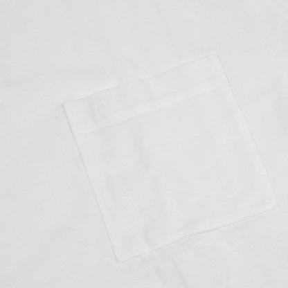 エルメス H刺繍ポケット コットン 半袖ポロシャツ