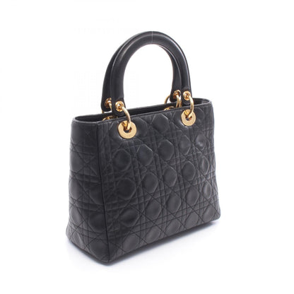ディオール LADY DIOR レザーハンドバッグ