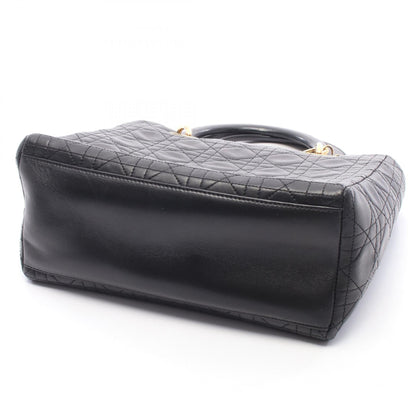 ディオール LADY DIOR レザーハンドバッグ