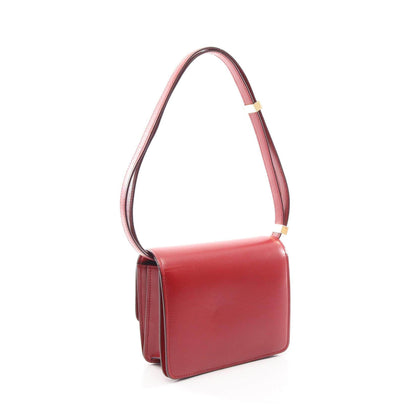 セリーヌ Classic Box レザーショルダーバッグ