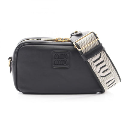 ミュウミュウ SAFTY PADDED レザーショルダーバッグ
