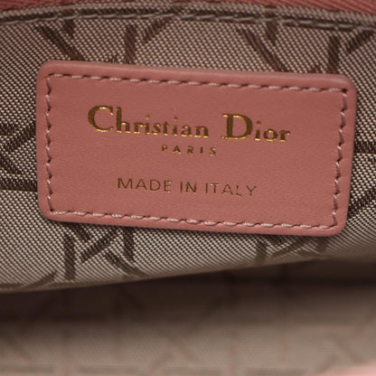ディオール LADY DIOR MY ABCDIOR レザーハンドバッグ