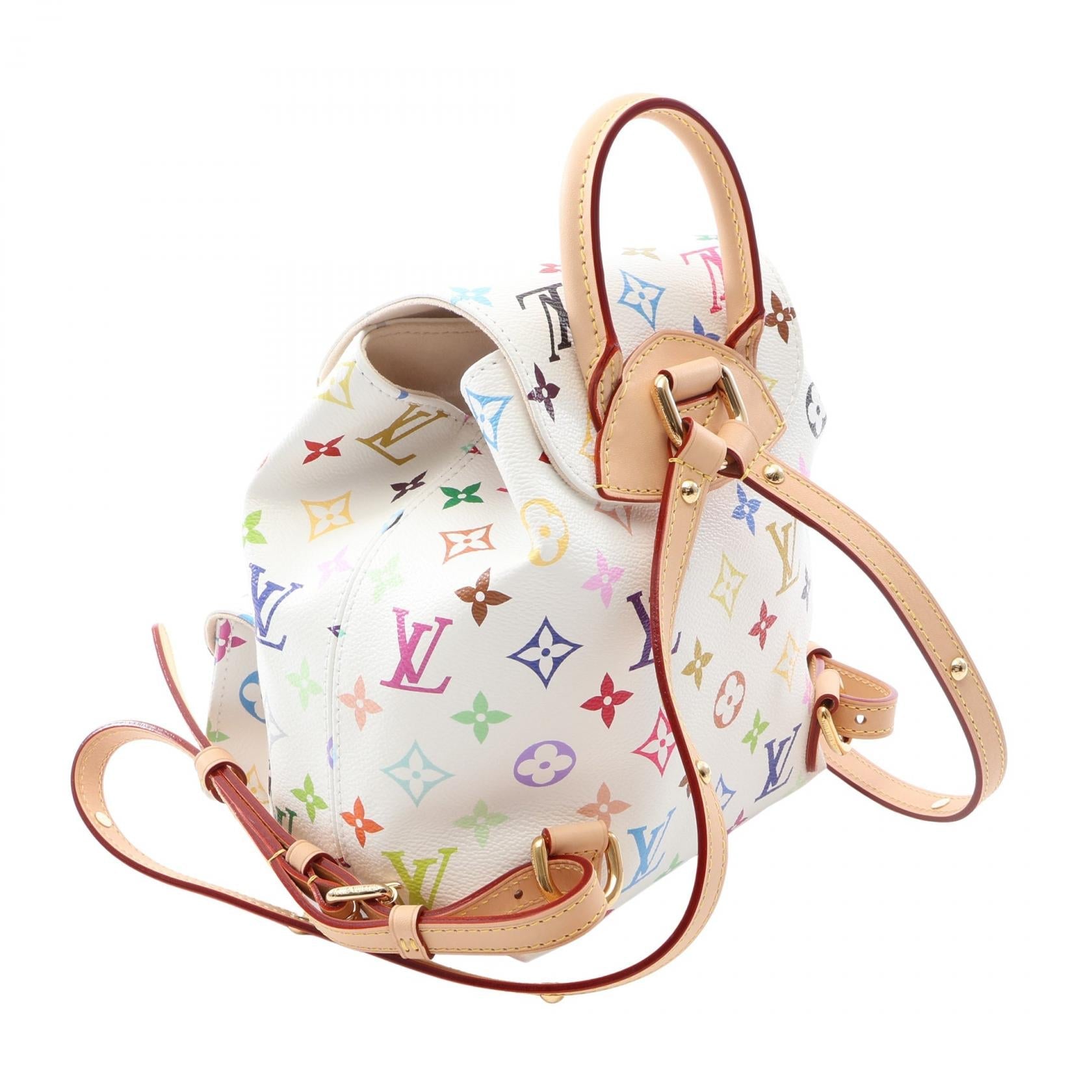 ルイヴィトン LV × TM ヴェニス モノグラムマルチカラー コーティングキャンバス バックパック