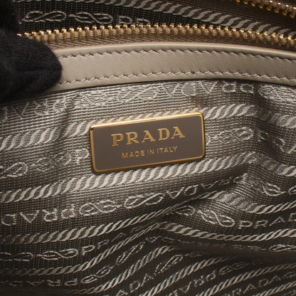 プラダ TRIANGOLO JACQUARD シンボルエンブロイダリー キャンバストートバッグ