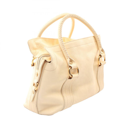 セリーヌ マカダム レザーハンドバッグ