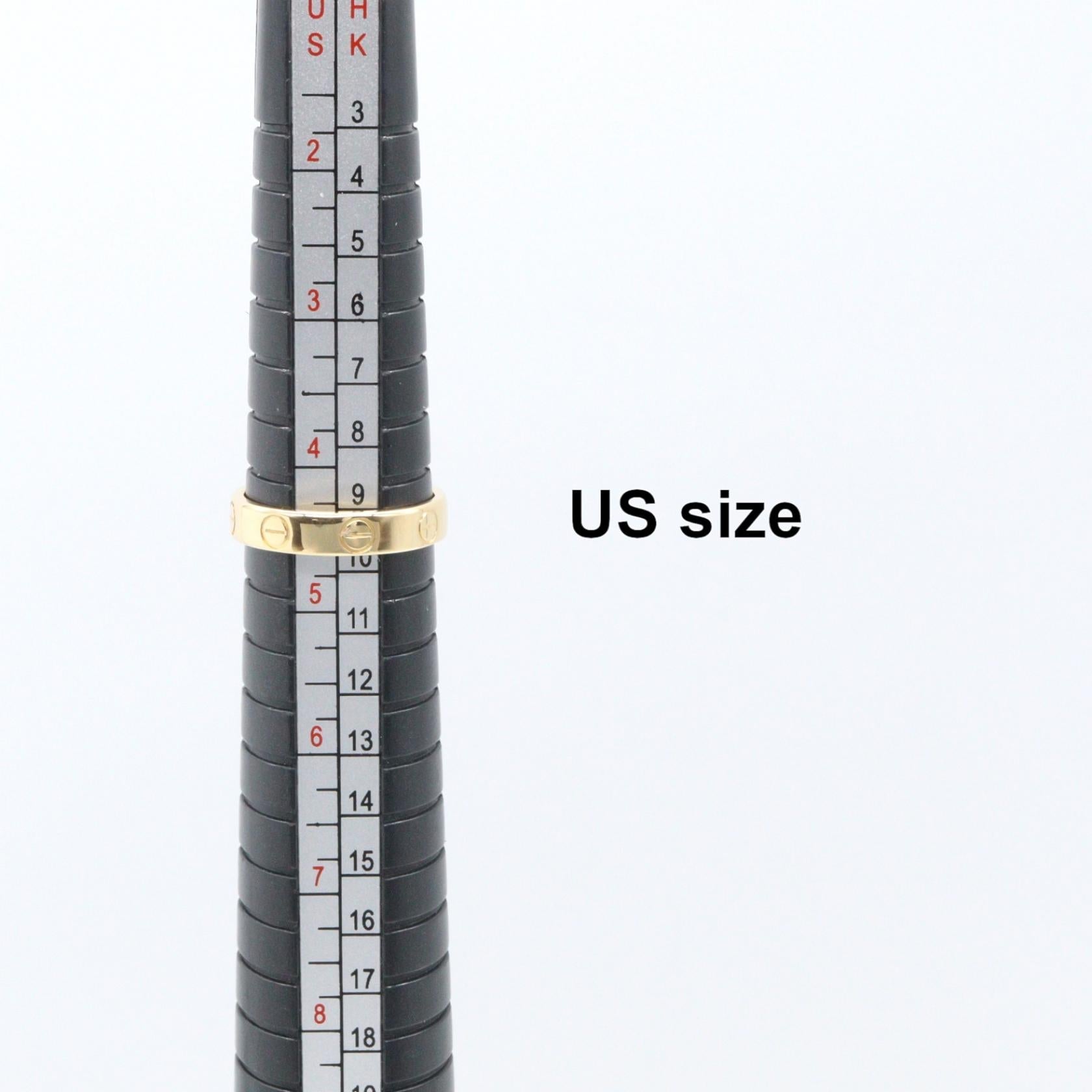 カルティエ ミニラブリング Au750 リング 7.5号