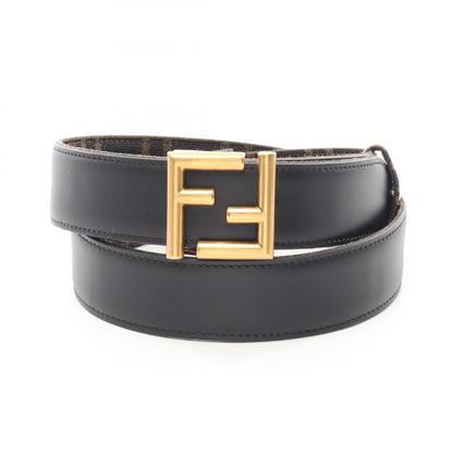 フェンディ FFロゴ レザーキャンバスベルト
