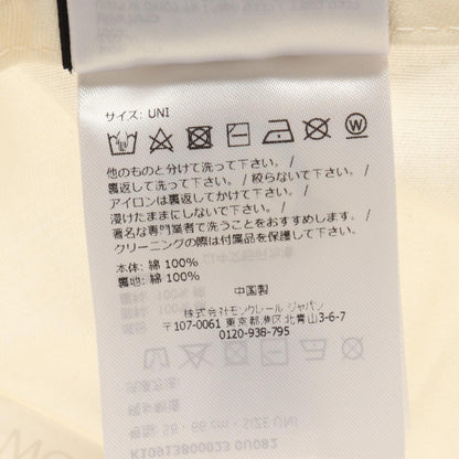 モンクレール ロゴパッチ コットンベースボールキャップ