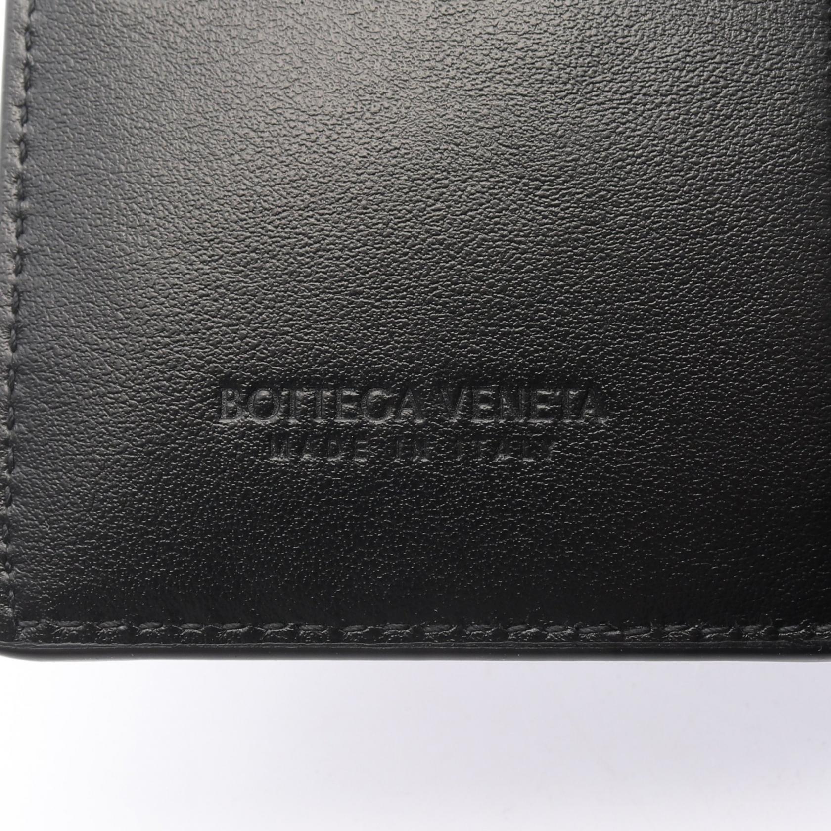 ボッテガヴェネタ イントレチャート レザー二つ折り財布