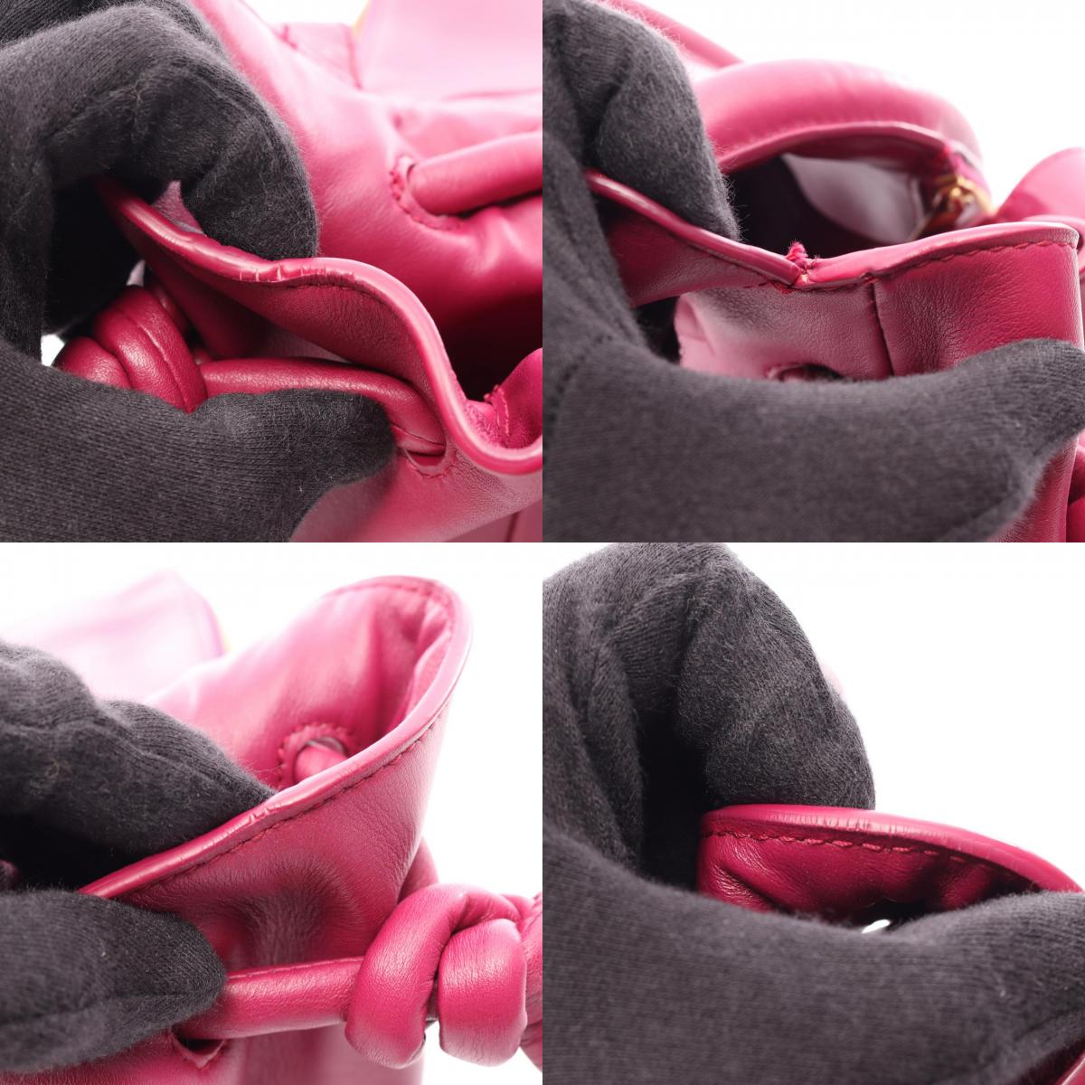 ボッテガヴェネタ ピーク レザーハンドバッグ