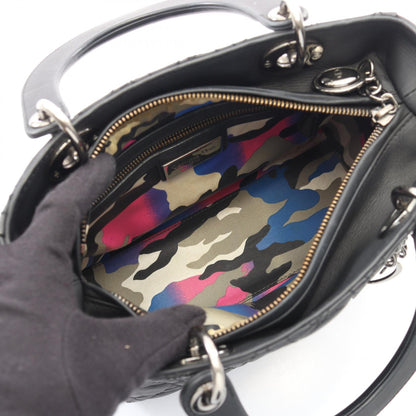 ディオール LADY DIOR レザーハンドバッグ